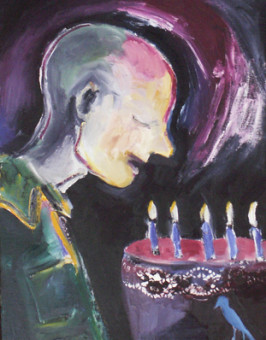 Bluebird Cake in Profile