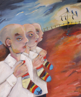 homemade socks - SOLD